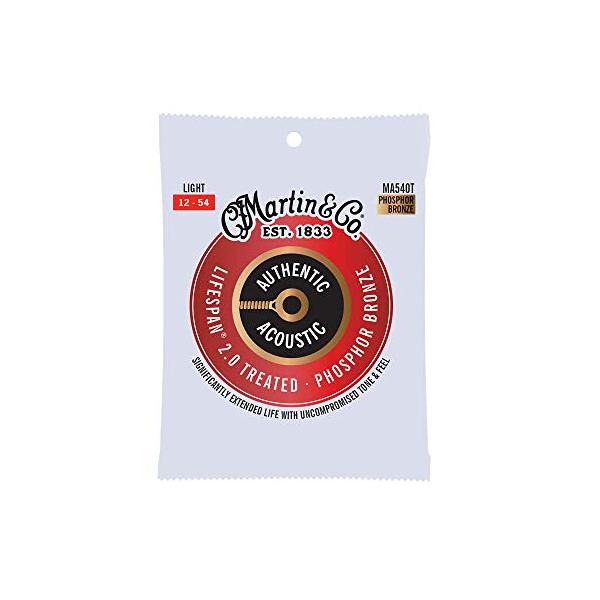 他サイト： MARTIN アコースティックギター弦 AUTHENTIC ACOUSTIC Treated with Lifespan 2.0 MA540Tの商品画像