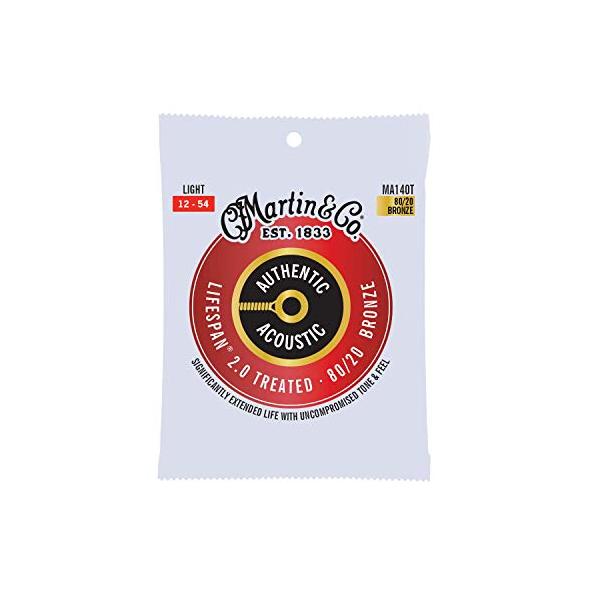 他サイト： MARTIN アコースティックギター弦 AUTHENTIC ACOUSTIC Treated with Lifespan 2.0 MA140Tの商品画像