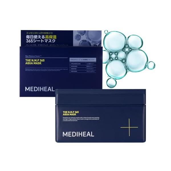 MEDIHEAL(メディヒール) THE N.M.F 365 アクアマスク 大容量 毎日使える肌バランスケア シートパック30枚