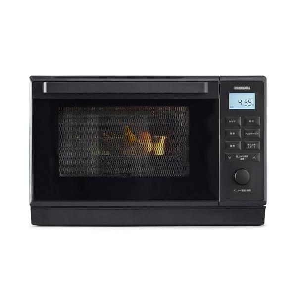 他サイト： アイリスオーヤマ スチームオーブンレンジ 24L PMO-F2404-B ブラックの商品画像