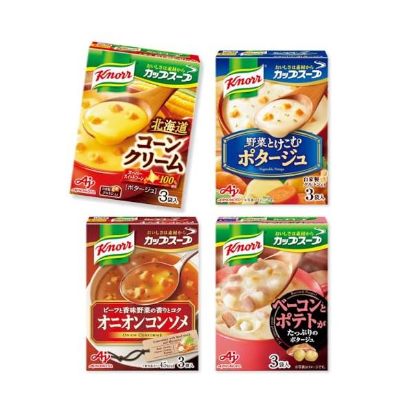 Knorr クノール カップスープ トライアルセット 4種12食入 コーン
