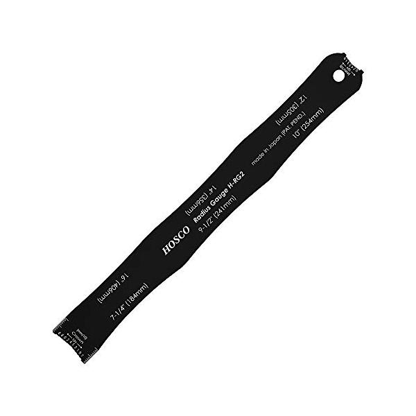 他サイト： HOSCO Luthiers Tools フィンガーボード用ラディアスゲージ H-RG2の商品画像