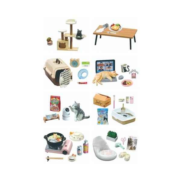 猫田さんの日常リーメントぷちサンプル♪猫ミニチュアフィギュア ぷちサンプル 猫田さんの日常 1BOX8個入（コレクション