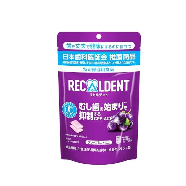 他サイト： モンデリ―ズ リカルデント グレープミント スタンドパウチ 大容量 280gの商品画像