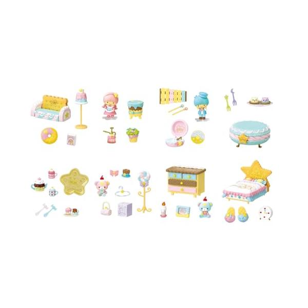リーメント サンリオ LittleTwinStars PASTEL SWEETS ROOM 1BOX 約H115 