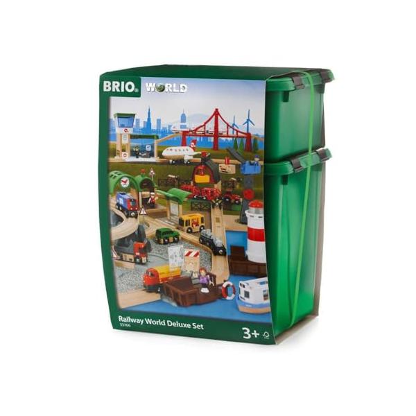 BRIO(ブリオ)WORLD ワールドデラックスセット [電車 船 飛行機