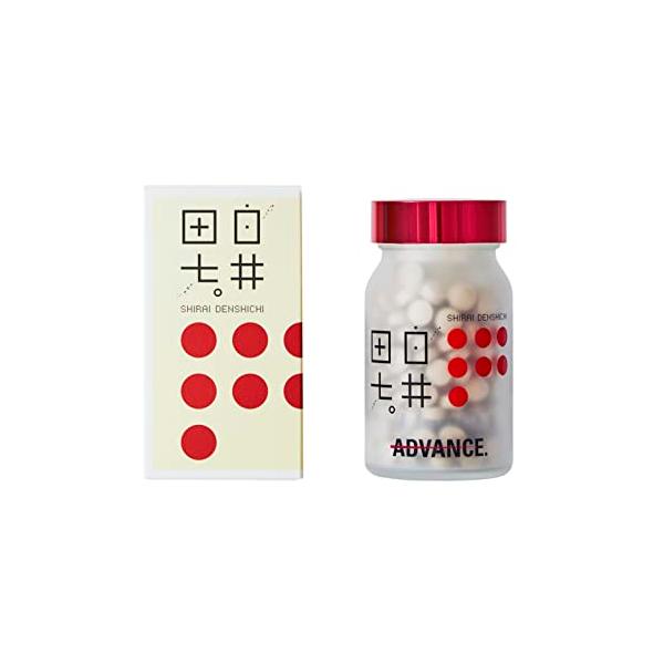 他サイト： ADVANCE (アドバンス) 白井田七。 240粒(60日分) サポニン95mg 高麗人参の7倍のサポニン 有機JAS認定 田七人参 添加物不の商品画像