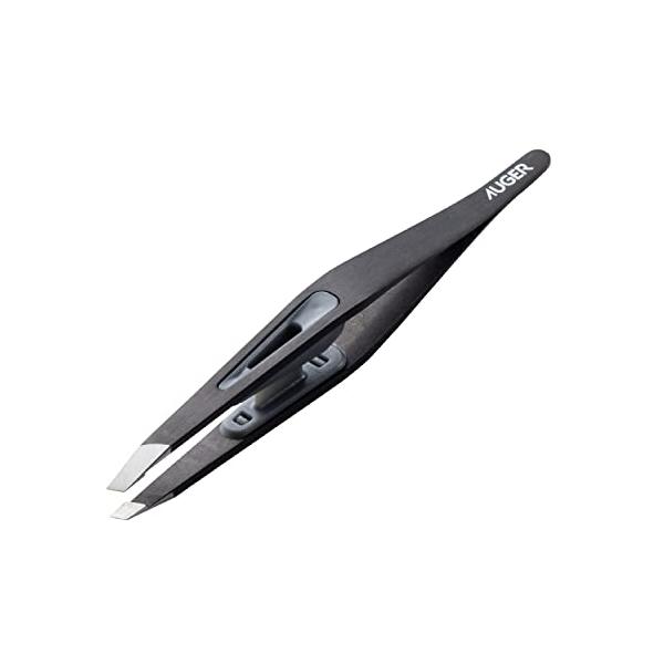 他サイト： 貝印(Kai Corporation) AUGER 毛抜き(AUGER (オーガー) 先斜 眉毛 まゆげ ムダ毛 ピンセット メンズ 身だしなみの商品画像