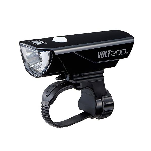 キャットアイ(CAT EYE) LEDヘッドライト [VOLT200] HL-EL151RC USB充電 ブラック 小