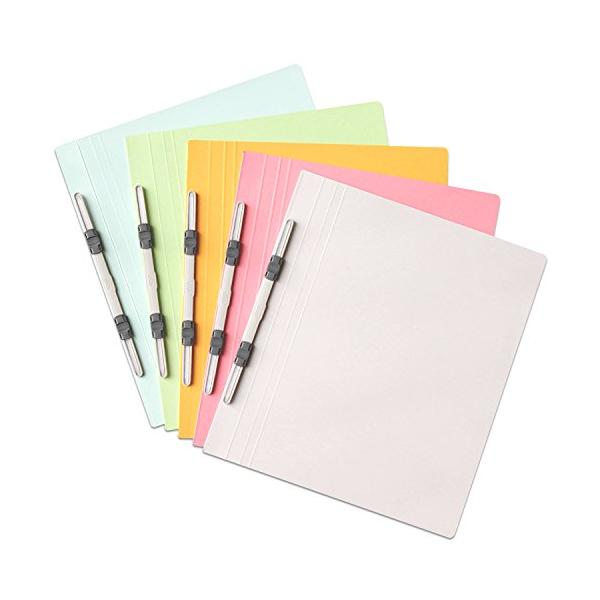 プラス フラットファイル A4-S 5冊パック 色込 78-320