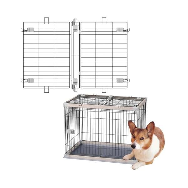 屋根アッシュグレー/小型犬用/PWSY-960V・Size:小型犬用Color:アッシュグレー・パッケージ個数:1・商品サイズ（cm）：幅約93.0×奥行約63.0・重量：約2.05kg・適合犬サイズ（目安）：小型犬、中型犬・主要材質／線材...