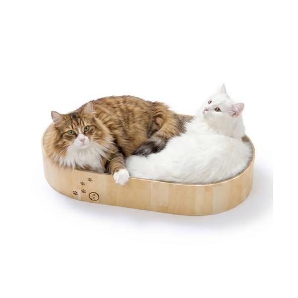 他サイト： 猫壱 バリバリボウル XL オーバル 爪研ぎ ライトブラウンの商品画像