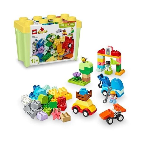 レゴ(LEGO) デュプロ デュプロのコンテナ デラックス くるまとトラック おもちゃ 玩具 プレゼント ブロック 幼児 赤ちゃん男の子 女の子