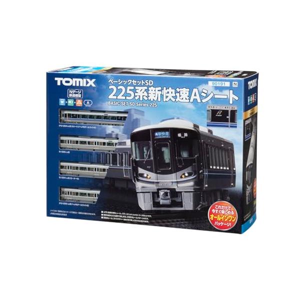 TOMIX Nゲージ ベーシックセットSD 225系 新快速 Aシート 90191 鉄道模型 入門セット