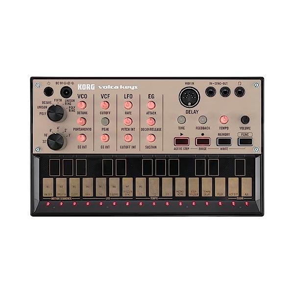 他サイト： KORG アナログ シンセサイザー volca keys ポリフォニック演奏可能 16ステップシーケンサー 電池駆動 スピーカー内蔵 ヘッドフォの商品画像