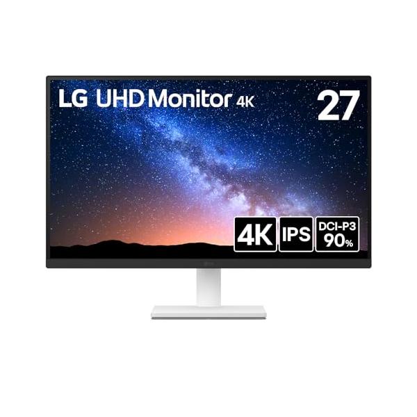 他サイト： LG モニター ディスプレイ 27US500-W 27インチ/4K(3840×2160)/IPS/約10.7億色表示(8bit+FRC)/DCIの商品画像