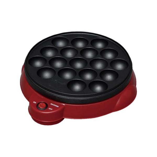 レッド/幅約27.5×奥行約28.5×高さ約7.5/ITY-18A-R・パッケージ個数:1・商品サイズ(cm)：幅約27.5×奥行約28.5×高さ約7.5・重量(約)：1000g・材質・本体：ポリプロピレン・たこ焼きプレート：アルミニウム・...