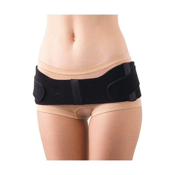 他サイト： dacco(ダッコ) 産後用骨盤ベルト キュッとベルト 着用感 強めタイプ 1枚入 日本製 ブラック 強め 60811の商品画像