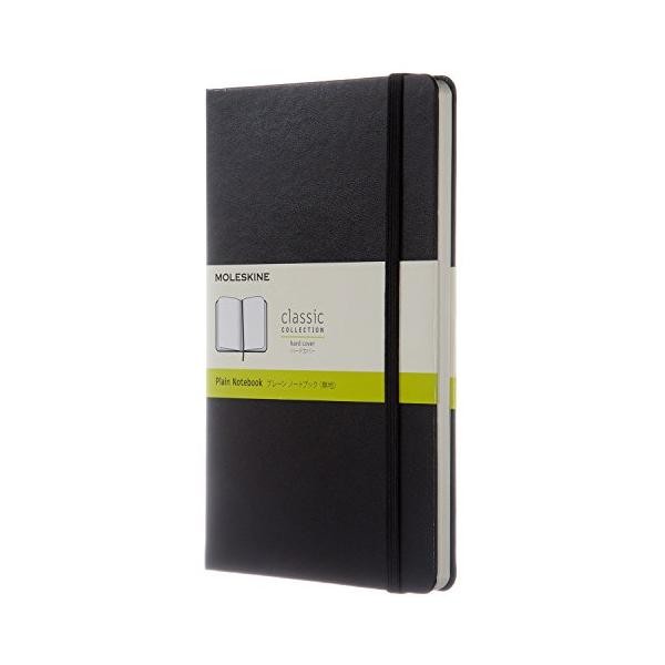 他サイト： モレスキン(Moleskine) ノート クラシック ノートブック ハードカバー 無地 ラージサイズ(横13cm×縦21cm) ブラック QP0の商品画像