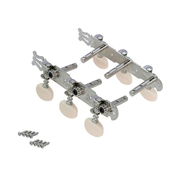 他サイト： キクタニ 糸巻き ペグ 35mm スチール用 三連 左右1セット GM-35S ニッケルの商品画像