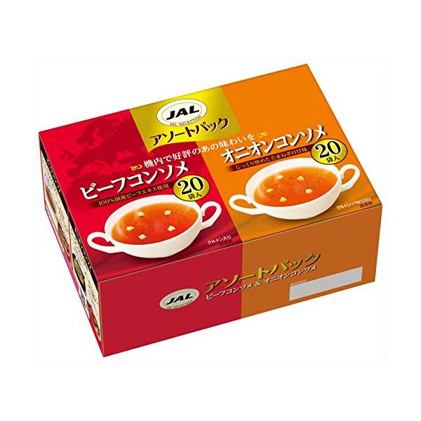 他サイト： JALスープ 明治 アソートパック 40袋入の商品画像