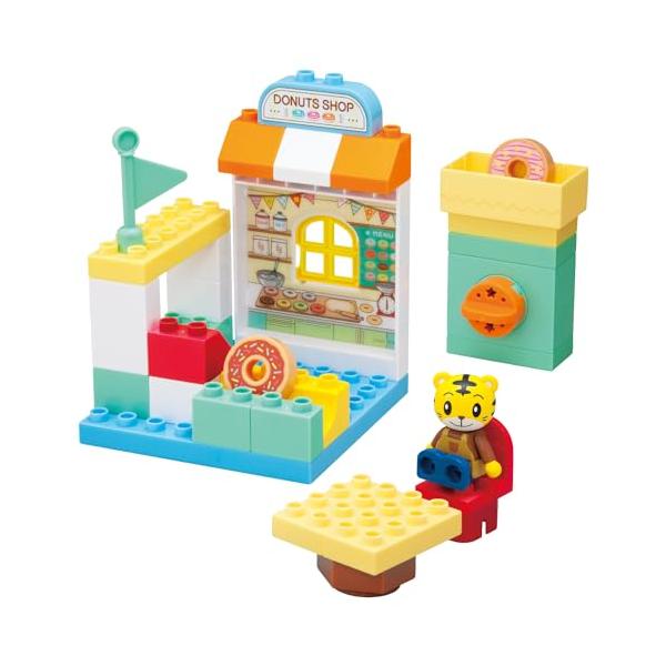 他サイト： バンダイ(BANDAI) しまじろう アクションブロックシリーズ しまじろうのドーナツやさんブロックセット 対象年齢 3才以上の商品画像