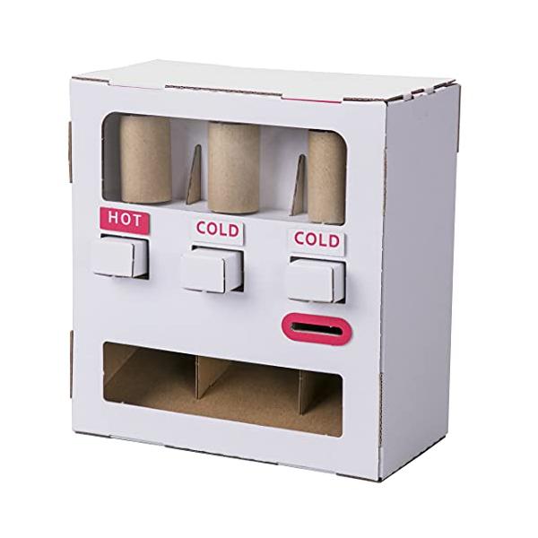 自動販売機茶色/中型/4485・Size:中型Style:自動販売機・パッケージ重量: 0.3 kg・素材: ダンボール・素材: 板紙