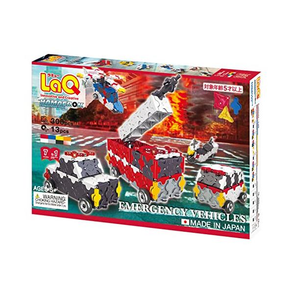 他サイト： ヨシリツ(YOSHIRITSU) LaQ ハマクロンコンストラクター 緊急車両 レッド L007803の商品画像