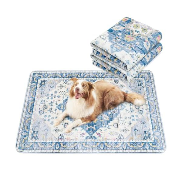 ULIGOTA洗える ペットシーツ 犬 猫用 洗えるペットマット おしっこマット ペットマット エスニック柄 下敷きマット 洗える 速乾 繰り返