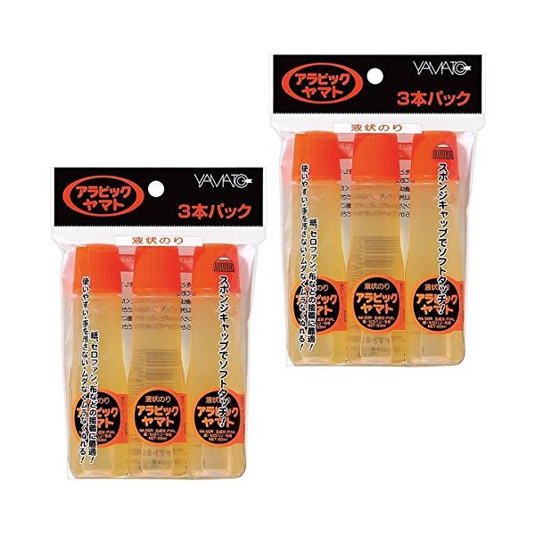 他サイト： ヤマト 液体のり アラビック 50ml 3本入×2セット NA-50RH-6Pの商品画像