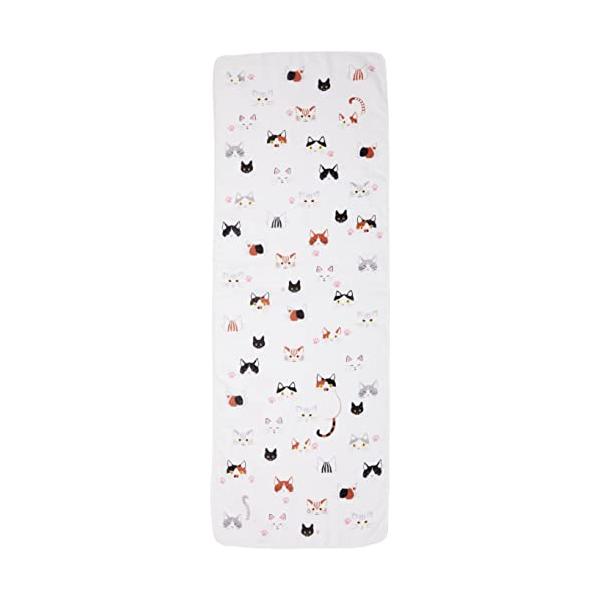 山本仁商店 ふくこい・ふんわり二重ガーゼ手拭い 福ねこ 約32×89cm