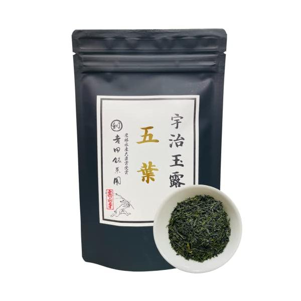 他サイト： 京都宇治 丸利吉田銘茶園 玉露 緑茶茶葉 茶葉 宇治玉露 宇治茶 煎茶 緑茶 (玉露 五葉 80g)の商品画像