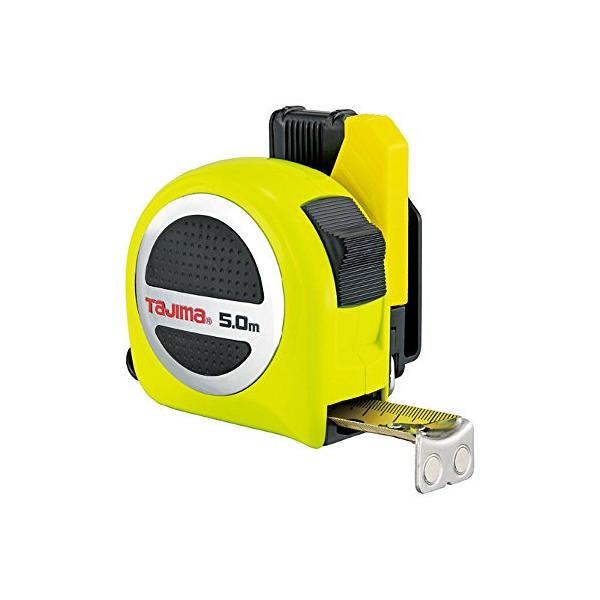 幅25mm・爪マグネット付イエロー/長さ5 m/GASFSPM2550・Size:長さ5 mStyle:幅25mm・爪マグネット付PatternName:落下防止ホルダー付・パッケージ個数:1・スチールテープに特殊塗装と目盛印刷を施しナイロ...