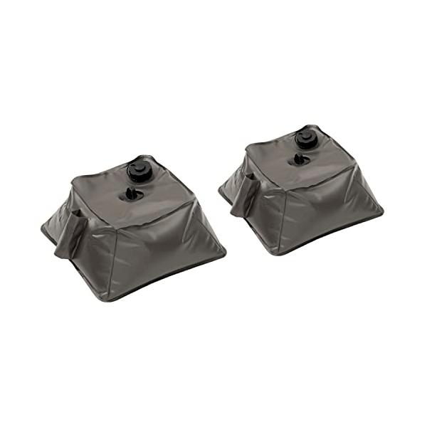 タカショー 日よけ 金具 シェード固定 注水ウエイト 2個組 ブロンズ ポール 重し 注水時5kg ポールポケット付 CLF-19
