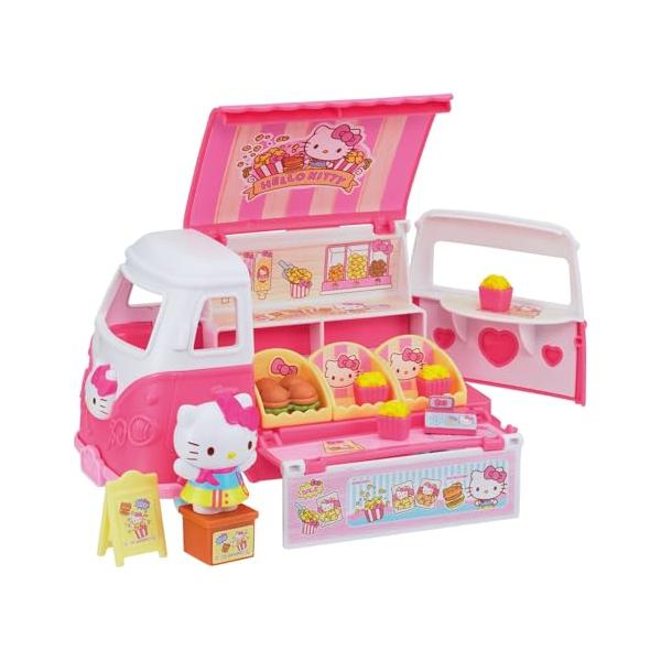 バンダイ(BANDAI) Hello Kitty どこでもおとどけ ピンクのキッチンカー