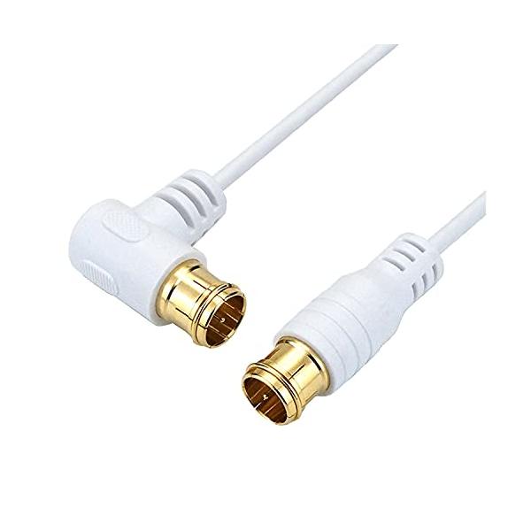 他サイト： ホーリック 極細アンテナケーブル S-2.5C-FB同軸 5m 4K8K放送(3224MHz)/BS/CS/地デジ/CATV 対応 ホワイト Lの商品画像