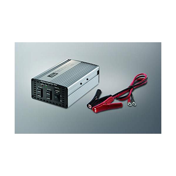 セルスター コンパクトタイプインバーターPI-500/12 AC100V定格出力400W/最大出力500WUSB5V定格出力2.1A/最大出力2