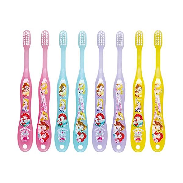 スケーター(Skater) 歯ブラシ 園児用 3-5才 やわらかめ 8本入 14cm ディズニー プリンセス TB5SE-A