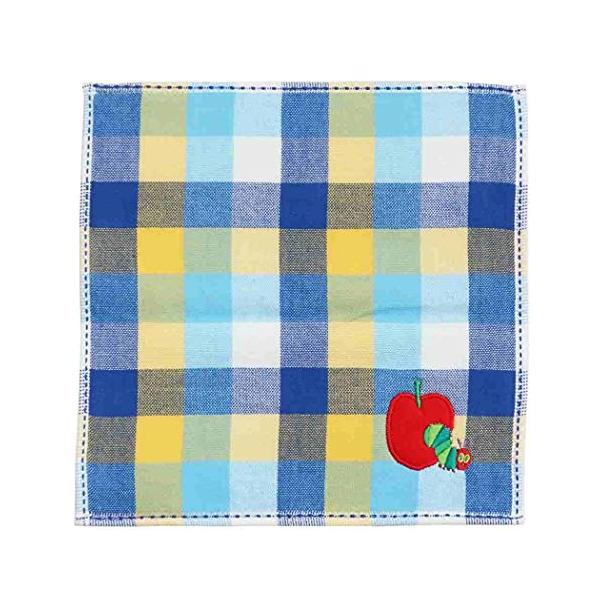 他サイト： 林(Hayashi) ミニタオル 約25×25cm はらぺこあおむし ガーゼパイル チェック PL409000の商品画像