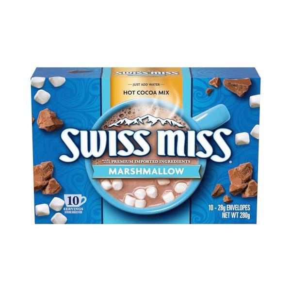 -/10個 (x 1)/-・パッケージ個数:1・内容量:280g・カロリー:28g当たり 120Kcal・原材料:砂糖、異性化液糖、ホエイ、ココア、加工油、マシュマロ(砂糖、異性化液糖、コーンスターチ、ゼラチン、香料)、脱脂粉乳、食塩、デキ...