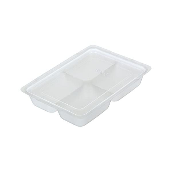 離乳食初期から透明/80ml/YX01-17・Style:離乳食初期からPatternName:2セット入Size:80ml・小分け冷凍で時短テク らくらく離乳食調理・本体サイズ 約W12.7×D17.5×H3.3cm・1ブロック容量80m...