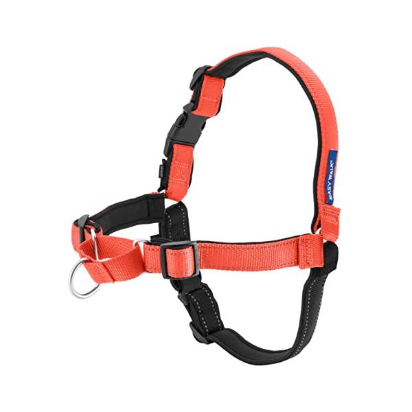 PetSafe（ペットセーフ） デラックス イージーウォークハーネス 犬用 引っ張り防止 散歩 トレーニング用ハーネス MLサイズ／ローズレッド