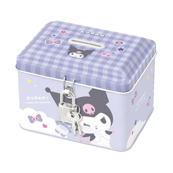 クラックス カギ付き 缶バンク サンリオキャラクターズ SANRIO (クロミ むぎゅっと)
