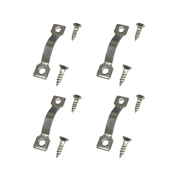 他サイト： 福井金属工芸 額縁を壁に掛ける際に使う金具 ステンレス板吊 小 F-0186 2パックの商品画像