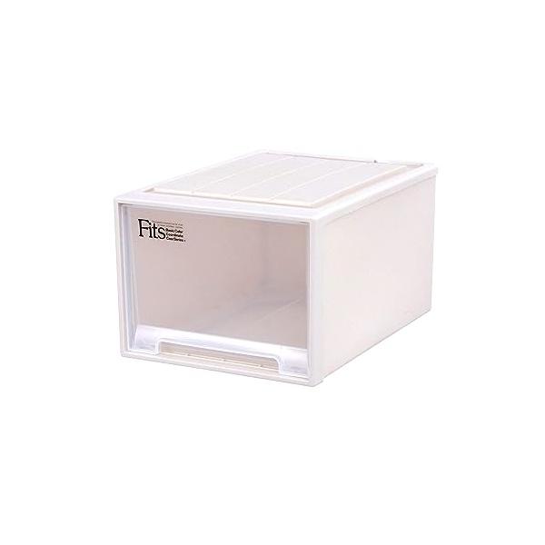 天馬 収納ボックス フィッツケース クローゼット 幅39×奥行53×高さ30cm 収納ケース たわみにくい 衣装ケース 日本製 色 カプチーノ