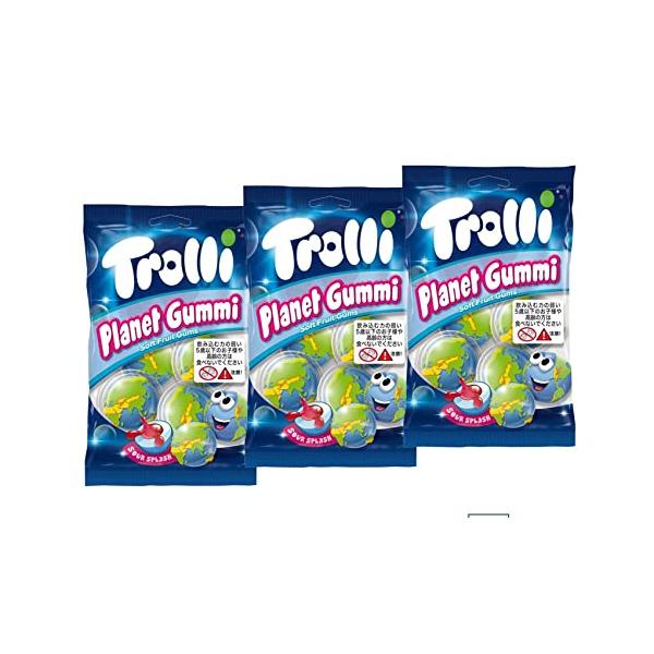 他サイト： 正規品トローリ プラネットグミ 75g(4粒入)×3袋の商品画像