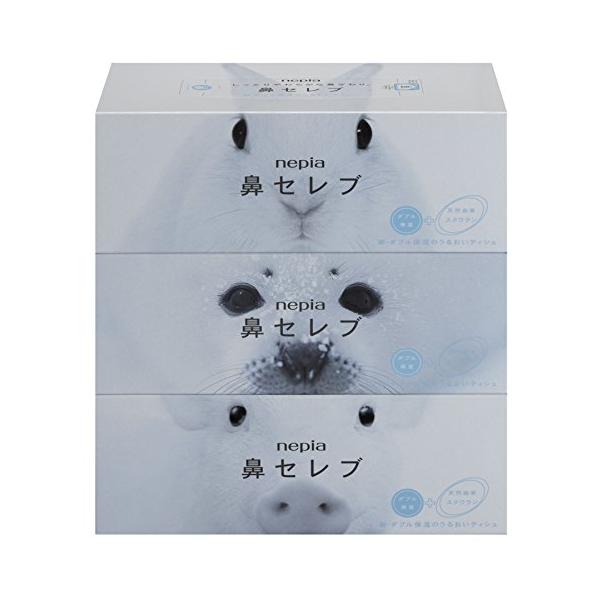 他サイト： ネピア 鼻セレブ ティシュ 400枚(200組)×3個パックの商品画像
