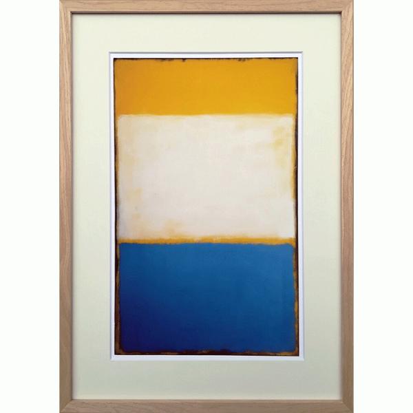 ybicosya/HЁz Mark Rothko/}[NEXR/ A[gt[ Yellow, White, Blue Over Yellow on Gray, 1954