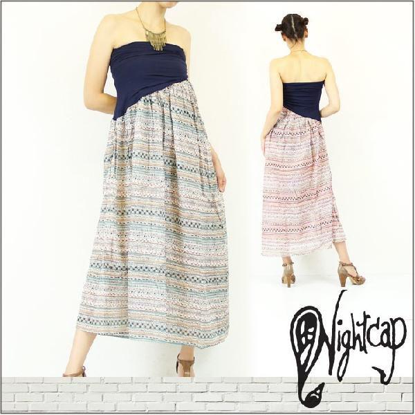 Night Cap ナイトキャップ ベア ワンピース スカート Tribal Skirt Nc12spmw849 3direct 通販 Yahoo ショッピング