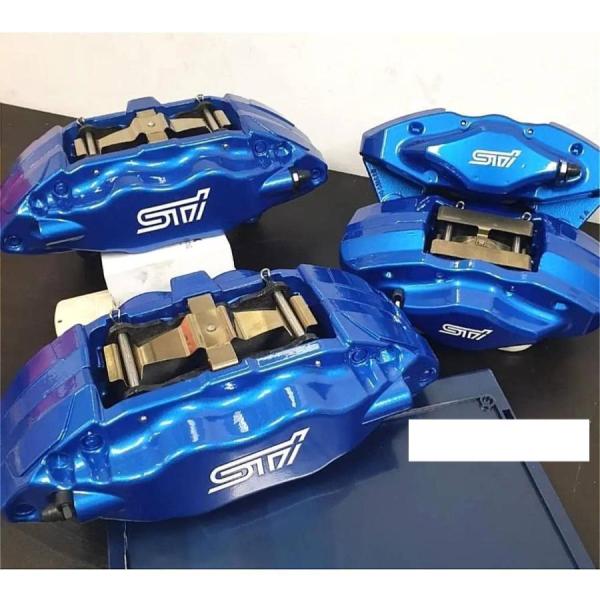 STI ブレーキ キャリパー 耐熱 ステッカー フロント75mm スバル インプレッサ フォレスター レヴォーグ レガシィ ステラ